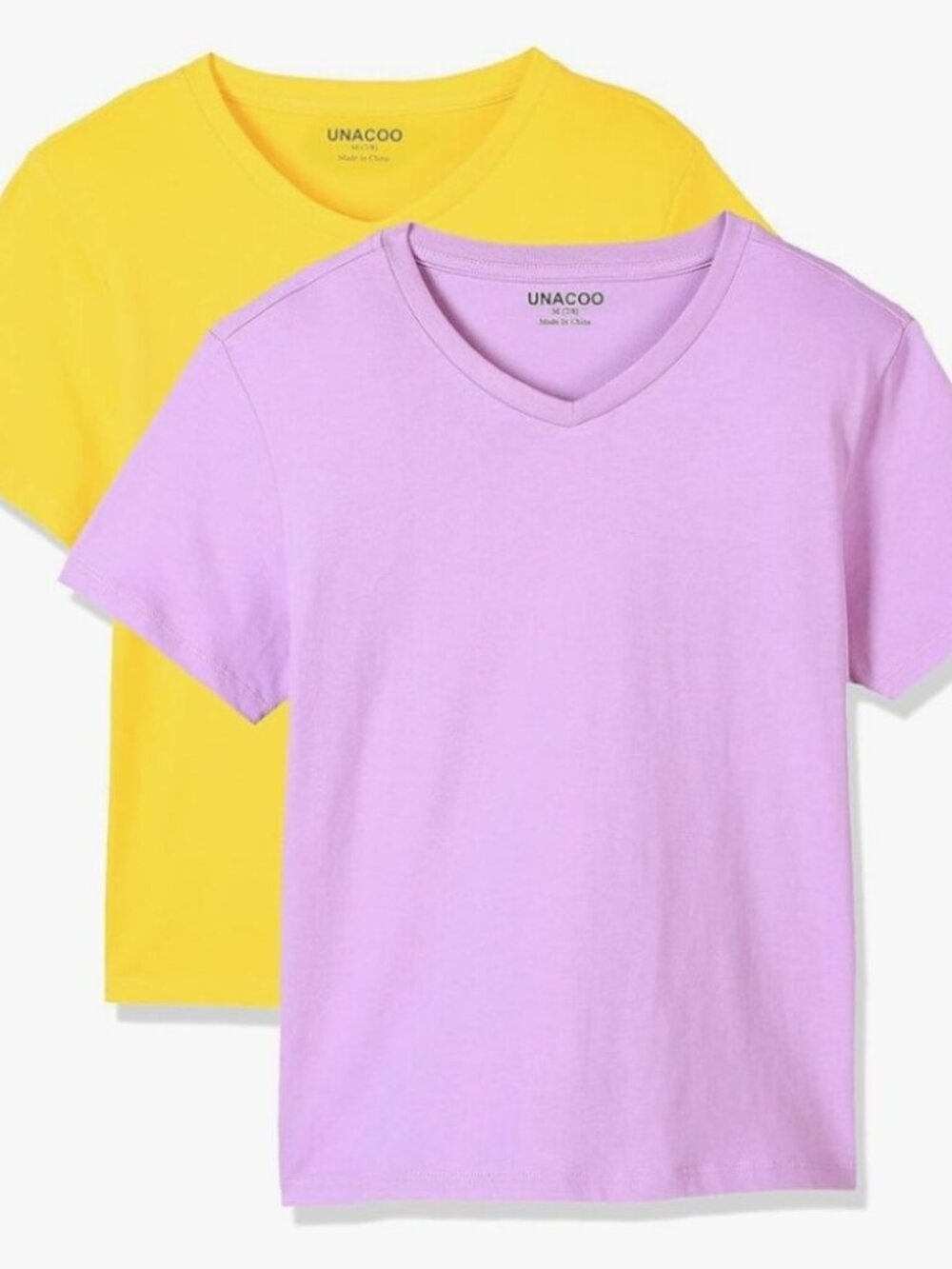 New UNACOO Girls T-Shirt Bundle -  Short Sleeve V-Neck Size XL 11/12